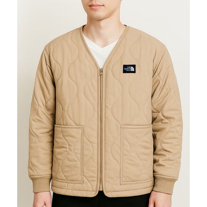ザ・ノース・フェイス THE NORTH FACE BROONEY HEATLINE CARDIGAN ブルーニー ヒートライン ジレー キルティング 上衣 （ベージュ）
