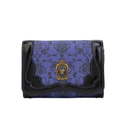 アナスイ ANNA SUI リーブル 内Lファスナー二つ折り財布 （パープル）