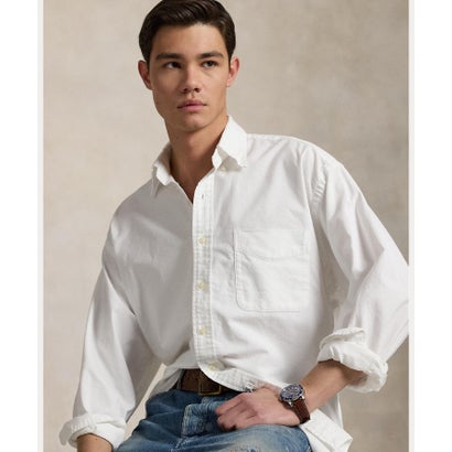 ポロ ラルフ ローレン POLO RALPH LAUREN オーガニック コットン ビッグ シャツ （100ホワイト）｜LOCOMALL（ロコンド公式ストア）