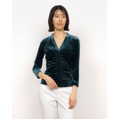 ホブズ HOBBS VELVET HATTIE TOP (EVERGREEN)|LOCOMALL(ロコンド公式ストア)
