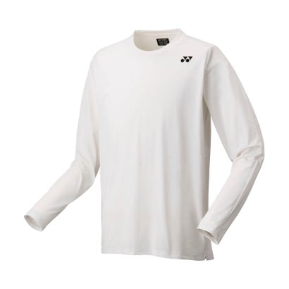 ヨネックス YONEX ヨネックス YONEX テニス ユニロングスリーブ T シャツ 16760 （570 クールホワイト）