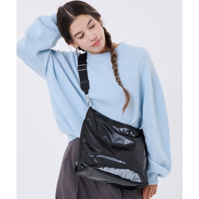 レスポートサック LeSportsac MEDIUM ZIP SHOULDER （ブラックシャイン）