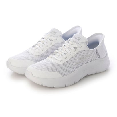 スケッチャーズ SKECHERS スニーカー レディース スリップインズ ゴーウォーク フレックス グランド エントリー 124836 ウォーキング スポーティ スリッポン （ホワイト）