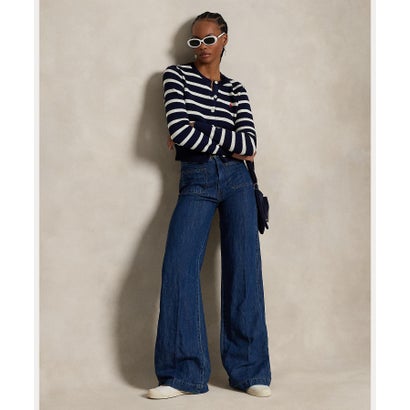 ポロ ラルフ ローレン POLO RALPH LAUREN ワイドレッグ フレア ジーンズ (400ブルー)|LOCOMALL(ロコンド公式ストア)