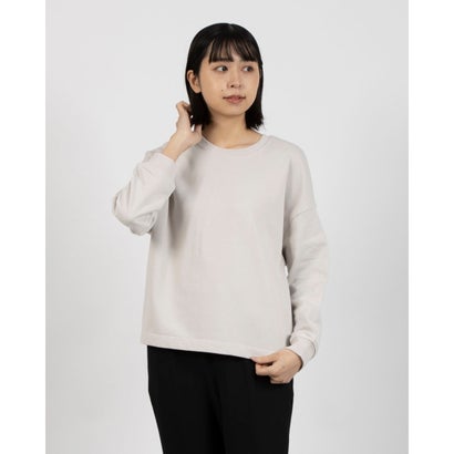 エグランティーヌ EGLANTINE バックロゴ切り替えカットソー （グレイッシュベージュ）