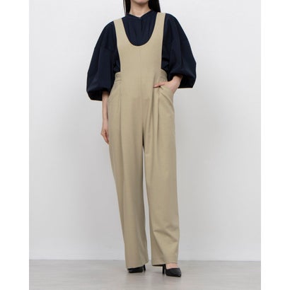 クラネ CLANE DEEP U NECK SALOPETTE （BEIGE） レディースファッション-その他