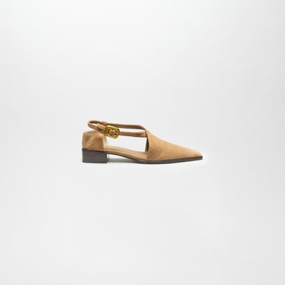 EIN BUCKLE PUMPS （Beige Suede）