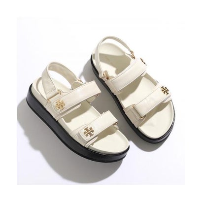 トリーバーチ TORY BURCH TORY BURCH サンダル KIRA SPORT SANDAL キラ スポーツ 144328 （104/NEW-IVORY/アイボリー）｜LOCOMALL（ロコンド公式ストア）