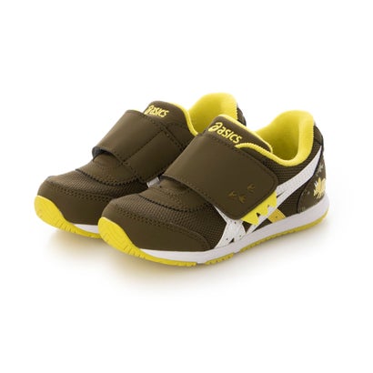 アシックス ASICS ジュニア スニーカー IDAHO BABY KT-ES D 2 1144A392 （オリーブブラウン×ホワイト）
