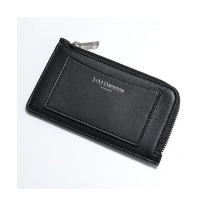 ジェイアンドエムデヴィッドソン J&M DAVIDSON J&M DAVIDSON コイン&カードケース ZIP CARD HOLDER (999S/BLACK/ブラック)|LOCOMALL(ロコンド公式ストア)