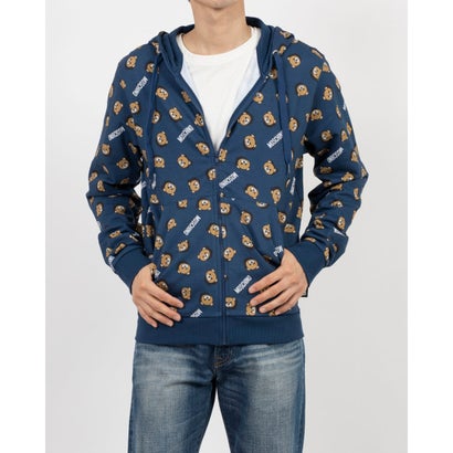 モスキーノ アンダーウェア Moschino Underwear BEAR LOGO HOODIE （BLUE）