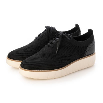 電話を掛ける ハーン COLE HAAN 地びたシティ プラットホーム スティッチライト オックスフォード womens （黒いこと 編み物 / 象牙色）