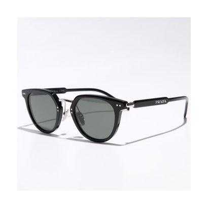 プラダ PRADA PRADA サングラス SPR 17Y ボストン型 セルフレーム （1AB-03R/BLACK/ブラック）