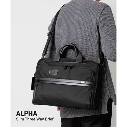 トゥミ TUMI トゥミ TUMI ALPHA アルファ Slim Three Way Brief か細い スリー通い路 ブリーフ 02603182D3 117346 1041 （黒いこと）