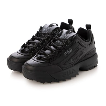 フィラ FILA レディース スニーカー 厚底 FILA  フィラ DISRUPTOR II USS25031 （黒いこと）