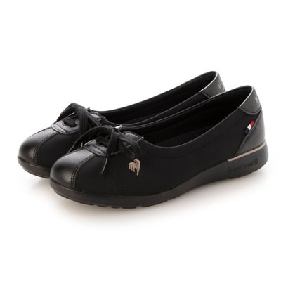 ルコックスポルティフ le coq sportif ミディアムコートスタイルスニーカー(LCS モンペリエ PM) （黒いこと）