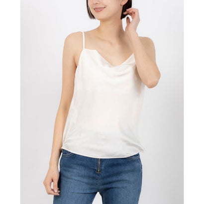 リナシメント RINASCIMENTO ビジューストラップドレープキャミTOPS （Panna Bianco）