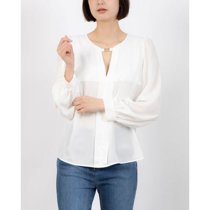 リナシメント RINASCIMENTO Rプレートスキッパーブラウス （Panna Bianco） レディースファッション-トップス