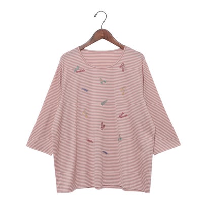 レリアンプラスハウス Leilian PLUS HOUSE カットソー （サクラ色）