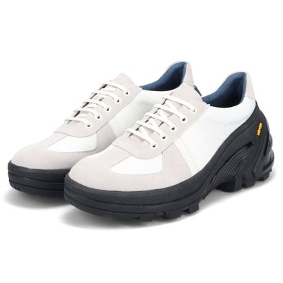 フープディドゥ whoop'-de-doo' vibram 厚底 ナイロン ジャーマントレーナー 【MEGADUMP】 （WH）