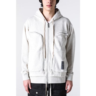 ネイプ NAPE_ HIDDEN / ZIP UP HOODIE (Ecru)