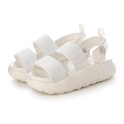エルビーエヴァンズ L.B.Evans Lucy 厚底サンダル （White）