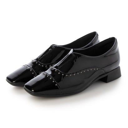 FIORINO フィオリノ STOCKHOLM 山羊革オックスフォードスリッポン（ブラック） （Black）