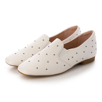 FIORINO フィオリノ LUND 山羊革ツインゴアスリッポン（ホワイト） （White）