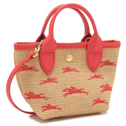 ロンシャン LONGCHAMP ショルダーバッグ ハンドバッグ パニエ プリアージュ レッド レディース LONGCHAMP 10206 HCF 218 （FRAISE）