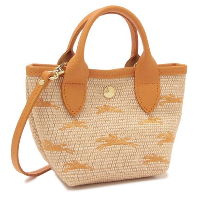 ロンシャン LONGCHAMP ショルダーバッグ ハンドバッグ パニエ プリアージュ オレンジ レディース LONGCHAMP 10206 HCF 222 （ABRICOT）