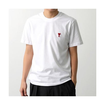 アミパリス Ami Paris ami paris Tシャツ BFUTS035.724 ハートロゴ （100/ホワイト）｜LOCOMALL（ロコンド公式ストア）