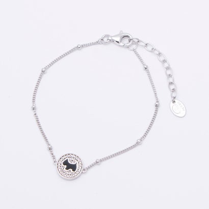 アガタ パリ AGATHA PARIS 20A、スコットエナ、ブレスレット、ディスク、CZ、エナメル （ブラック／シルバー）
