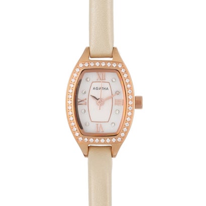 アガタ パリ AGATHA PARIS プチトノーウォッチ、MOP レザーベルト、ベージュ （ベージュ）