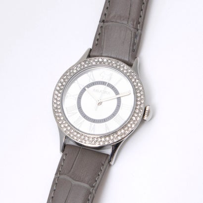アガタ パリ AGATHA PARIS スコッティウォッチ、パヴェ レザーベルト、グレー （グレー）