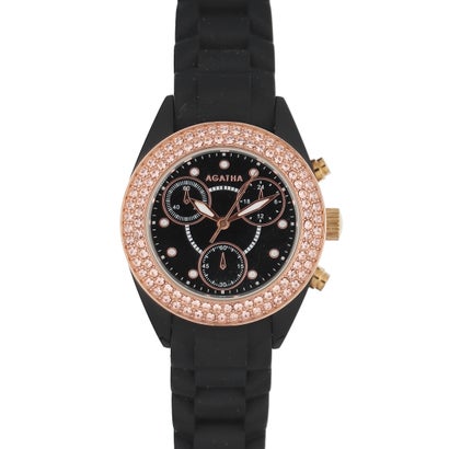 アガタ パリ AGATHA PARIS フリーズウオッチ、ラバーウォッチ、ブラック (Black)|LOCOMALL(ロコンド公式ストア)