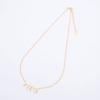 アガタ パリ AGATHA PARIS ディスクレフュイヤージュショートネックレス、5リーブス、ゴールド （Gold）