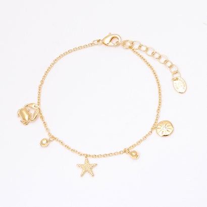 アガタ パリ AGATHA PARIS 20S、E、オーシャナイド、モチーフサガリブレス、CZ （ゴールド）