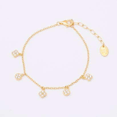 アガタ パリ AGATHA PARIS アンボジュールブレスレット、フラワー、クリスタル／ゴールド （クリスタル／ゴールド）