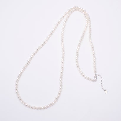 アガタ パリ AGATHA PARIS パールロングネックレス、パール／シルバー （Pearl/Silver）