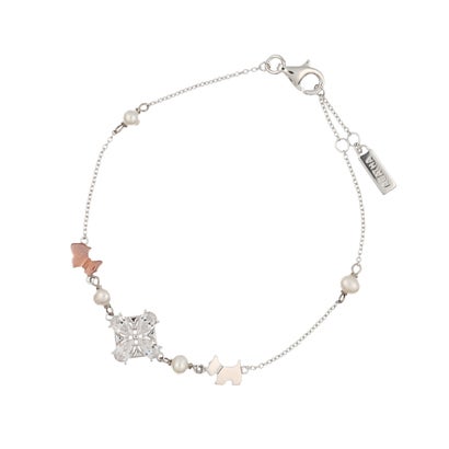 アガタ パリ AGATHA PARIS レディースコッティブレスレット、ラブ、クリスタル・シルバー (クリスタル/シルバー)|LOCOMALL(ロコンド公式ストア)