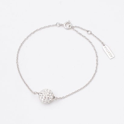アガタ パリ AGATHA PARIS 20A、ブーラ、ブレスレット、パヴェ （Crystal/silver）