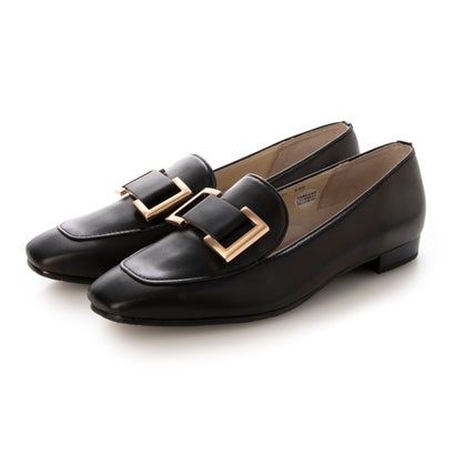 フリーチ FREACH ゴールドバックルローヒールパンプス （BLK）
