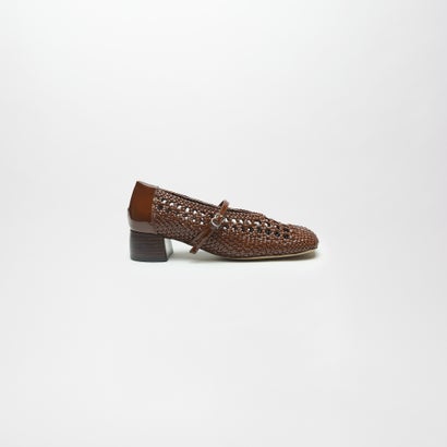 BRIDE MESH PUMPS （Brown）