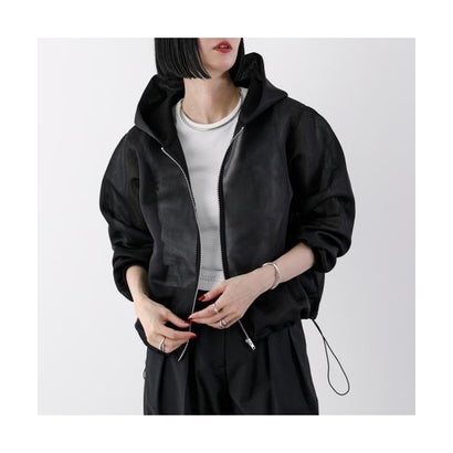 ユーフォリック euphoric' euphoric' フーディー EU-CT5105 Sheer Hoodie メッシュ (99/BLACK/ブラック)|LOCOMALL(ロコンド公式ストア)