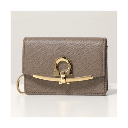 サルバトーレフェラガモ Salvatore Ferragamo SALVATORE FERRAGAMO カードケース 22 D198 キーリング付き （024/CARAWAYSEED）｜LOCOMALL（ロコンド公式ストア）