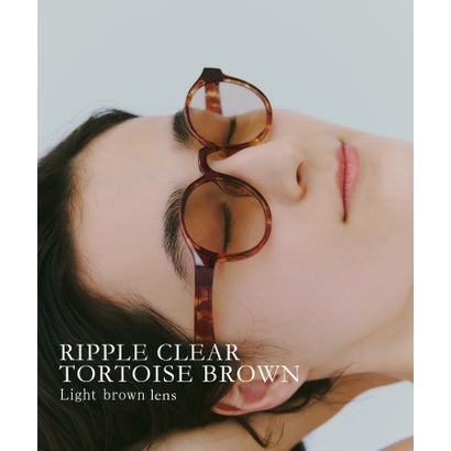ジュガードフォーティーン jugaad14 RIPPLE CLEAR tortoise brown （ブラウン系3）