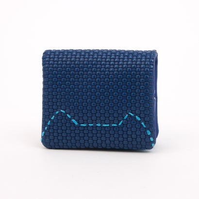 ツモリチサト キャリー tsumori chisato CARRY エンボスメッシュ 2つ折り財布 ミニ財布 ネコステッチ （ネイビー） 12,012円