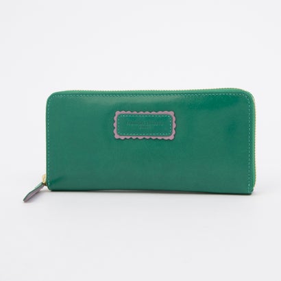 ツモリチサト キャリー tsumori chisato CARRY シンプルバイカラー ラウンドファスナー長財布 （グリーン）