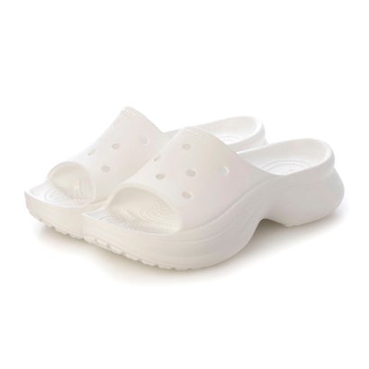 クロックス crocs CROCS/クロックス レディース サンダル BAE SLIDE ベア サンダル 211108-100 （白いこと）