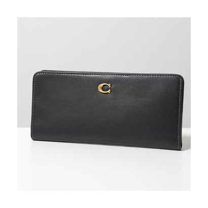コーチ職 COACH COACH 二つ折り長紙入れ ESSENTIAL SKINNY WALLET CZ096 （B4/BK/BLACK-黒いこと）